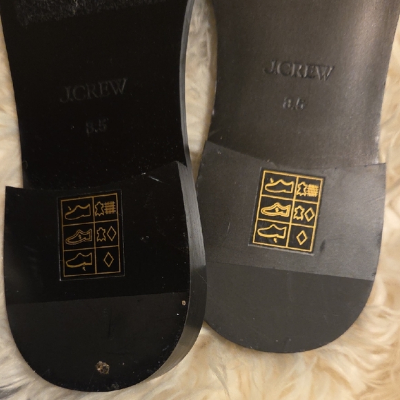 J. Crew Black and Cream Sandals - Picture 4 of 6
